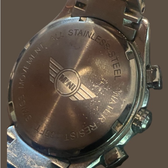 Mini Cooper by Torneau Stainless Steel Chronograph Watch with Red Accents - Picture 6 of 7